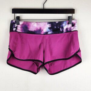 Lululemon Speed Short in Raspberry Blooming Pixie Multi sz 6